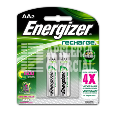 PILAS ENERGIZER RECARGABLE C/2 AA